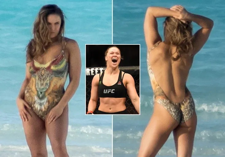 Rondě Rouseyové se nahota zalíbila. Hvězda UFC opět předvedla namalované plavky!
