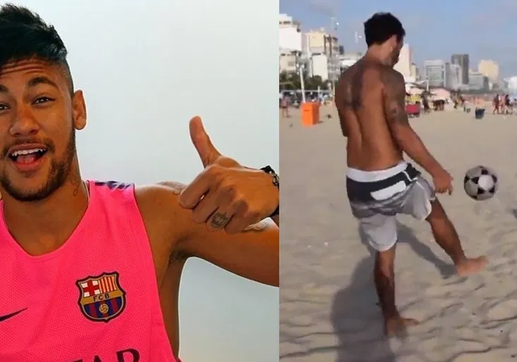 Neymar má konkurenta! Jaké kousky Scotch předvádí na brazilských plážích?
