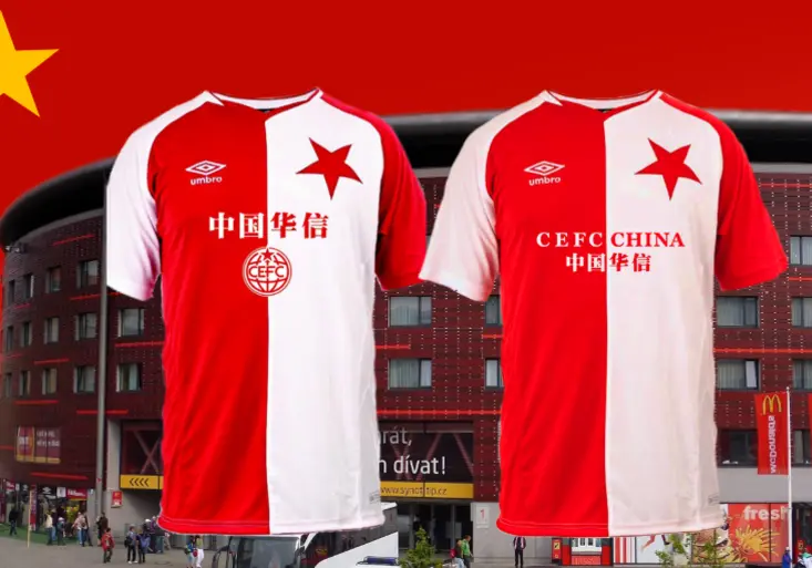 Čím více hvězd, tím více Slavia. Jak by mohly vypadat dresy se znakem čínského majitele?