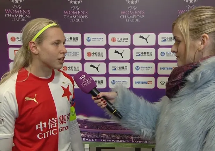 Rozhovor, co vezme za srdce. Takhle reagovala po duelu s Bayernem hrdinka Slavie