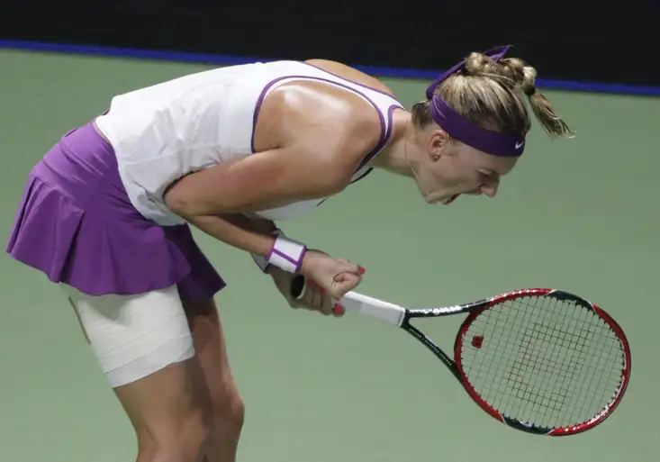 Česká lvice Petra Kvitová podruhé Turnaj mistryň nevyhrála. Ve finále nestačila na Radwaňskou