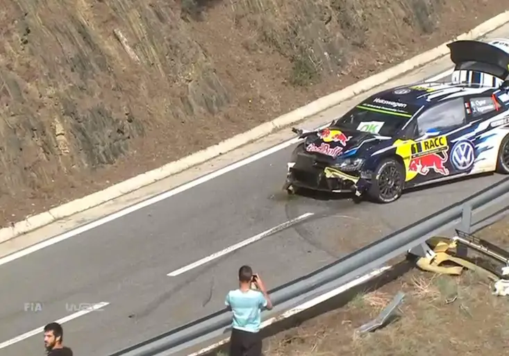 Katalánská rallye: mistr světa Ogier havaroval a závod nedokončil! Životní výhra pro Mikkelsena