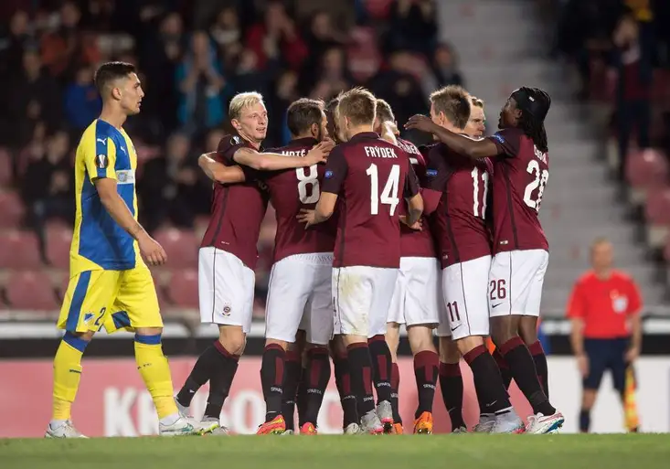 Evropská liga: Sparta přejela APOEL a má první výhru. Liberec vyloupil Marseille, Plzeň padla ve Villarrealu