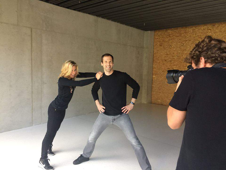 Petr Cech Ester Ledecka