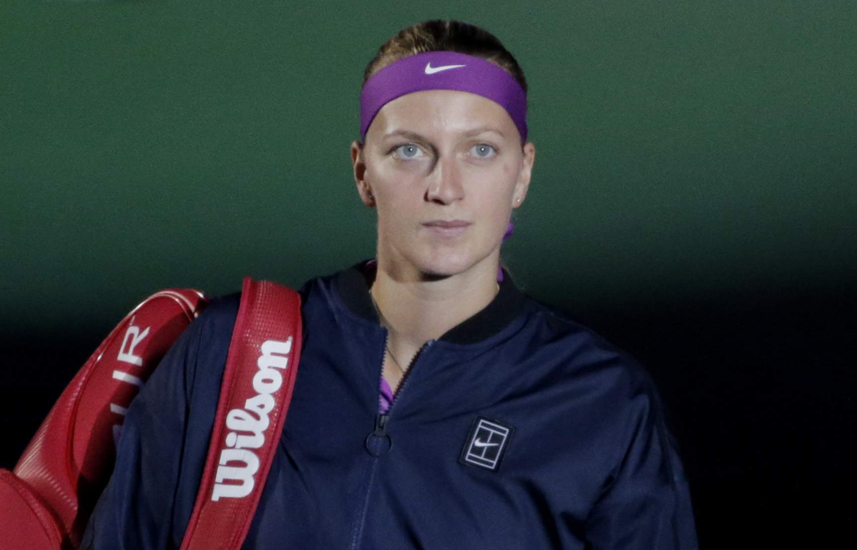 Tennis - BNP Paribas WTA Finals - Singapore Indoor Stadium, Singapore Sports Hub - 1/11/15 Czech Republic's Petra Kvitova enters the court before the final Action Images via Reuters / Jeremy Lee Livepic
