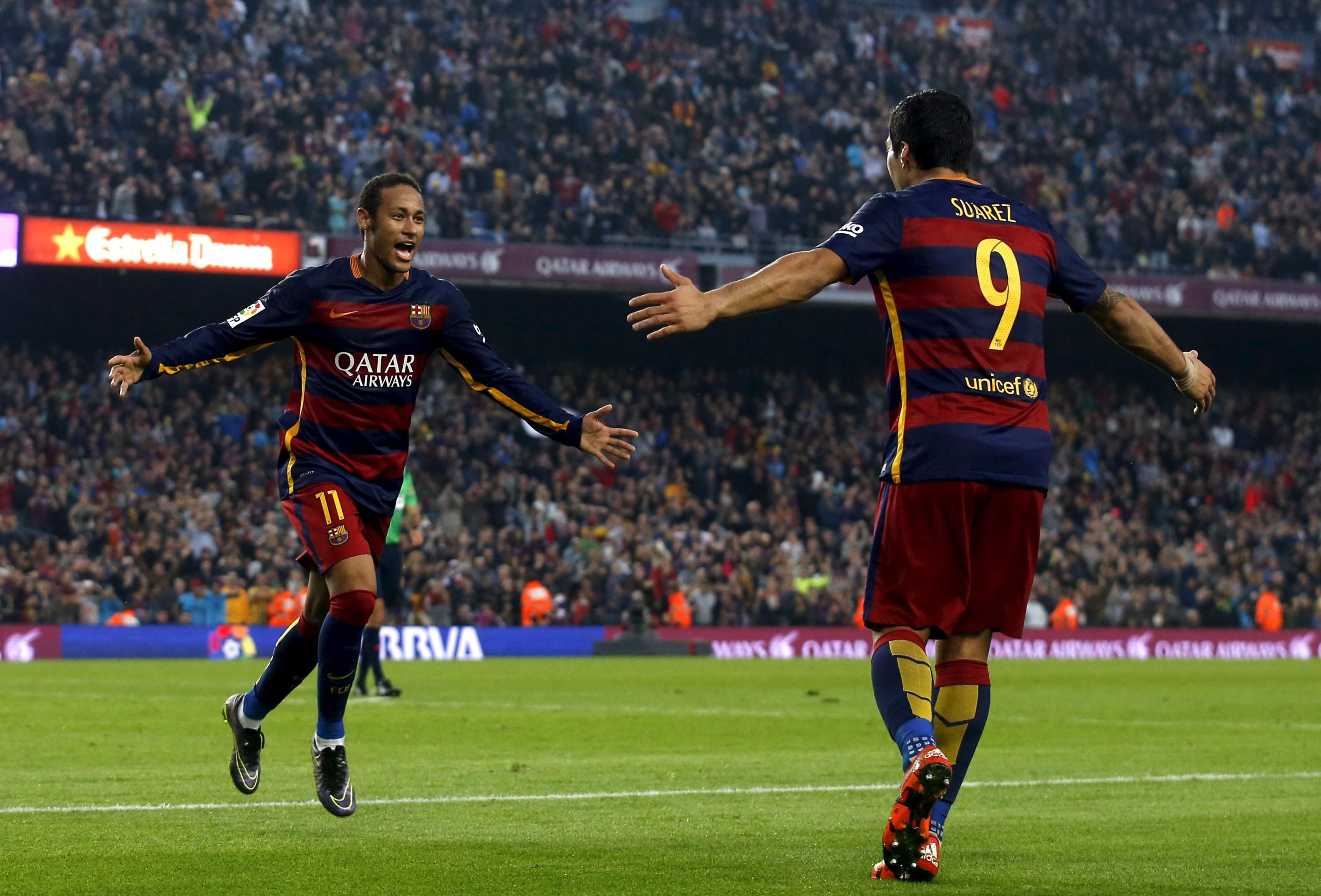 Neymar Luis Suarez Barcelona