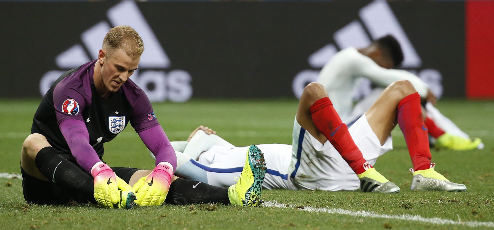 Football Soccer - England v Iceland - EURO 2016 - Round of 16 - Stade de Nice, Nice, France - 27/6/16 England's Joe Hart looks dejected at the end of the game REUTERS/Eric Gaillard Livepic