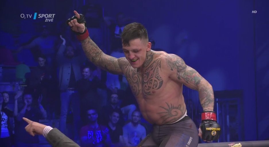 Gábor Borároš, šampion Oktagonu