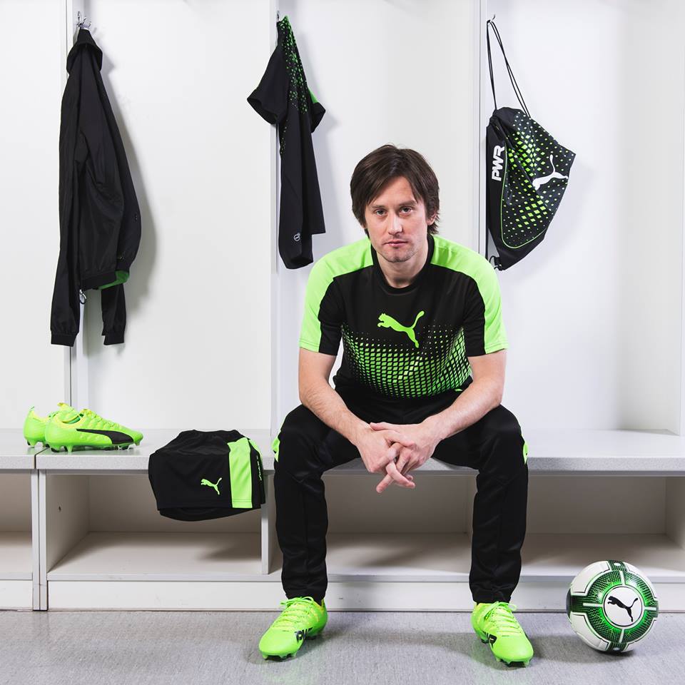 Tomáš Rosický představuje nové kopačky Puma