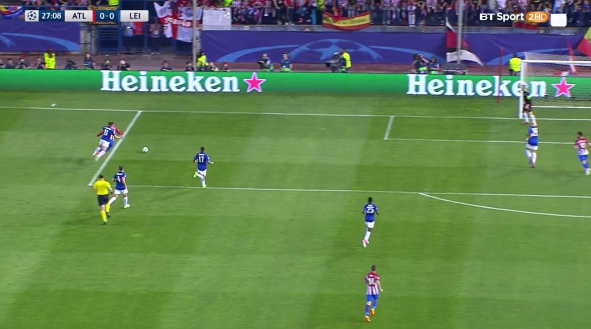 Atletico Leicester penalta