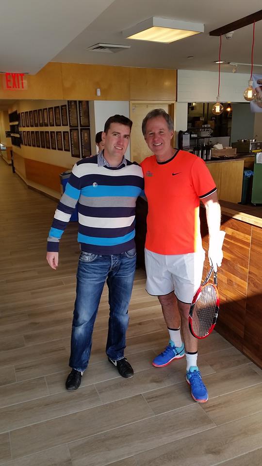 Libor Basík a Patrick McEnroe. Foto: archiv Libora Basíka