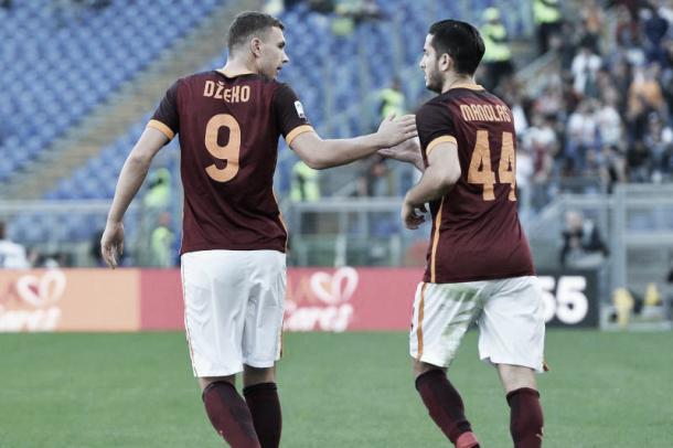 Edin Džeko Kostas Manolas