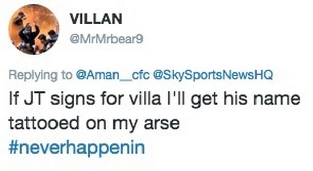 John Terry tetování