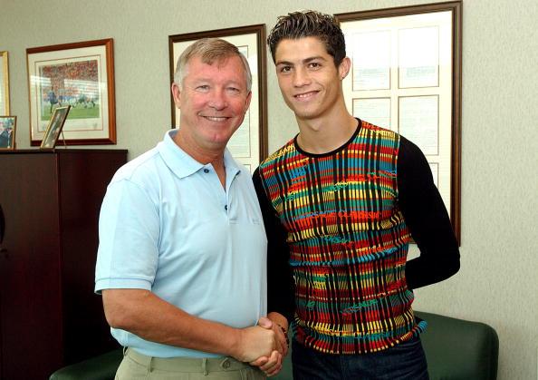 Cristiano Ronaldo, Alex Ferguson. Foto: talksport.com